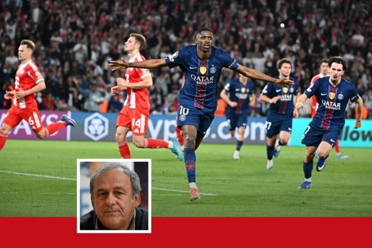 Platini questions the legendary psg-bayern clash in champions league