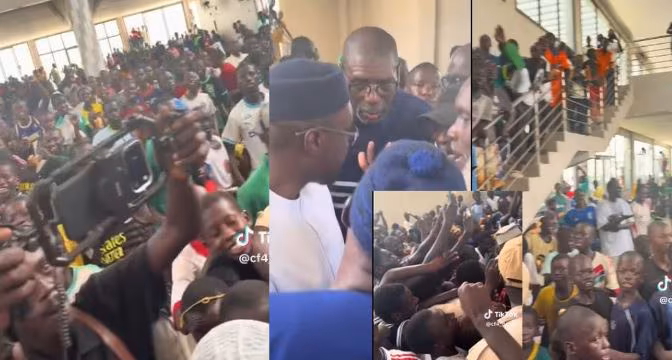 Sonko's visit to Louga disrupted by massive turnout in Koki Sonko's visit to Louga disrupted by massive turnout in Koki
