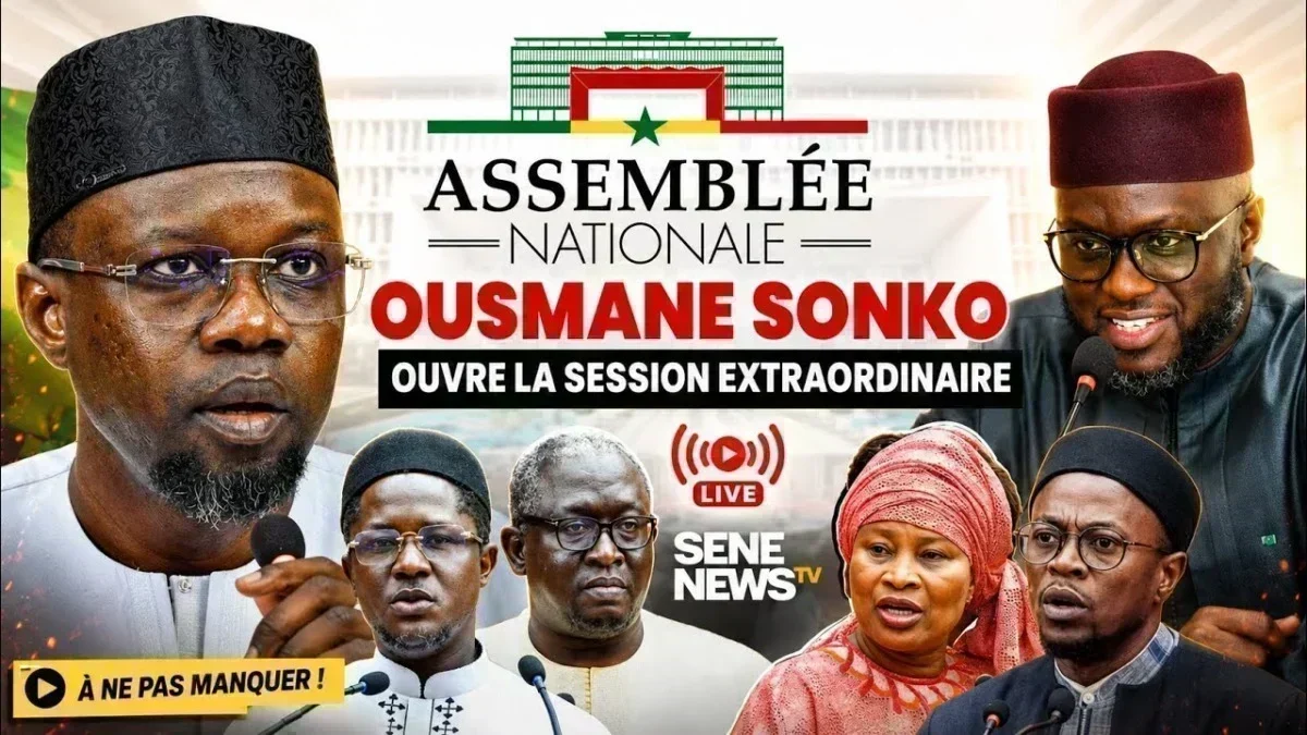 Senegal's extraordinary assembly session launches Sonko-led investigations Senegal's extraordinary assembly session launches Sonko-led investigations