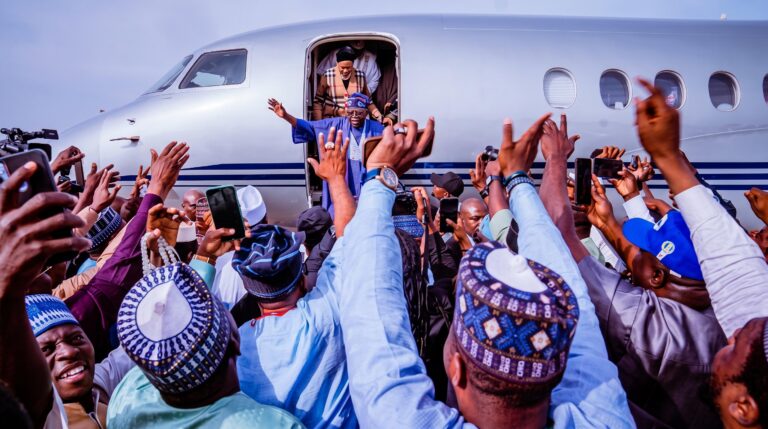 Tinubu’s Lagos touchdown marks a decisive shift as Nigeria turns 66