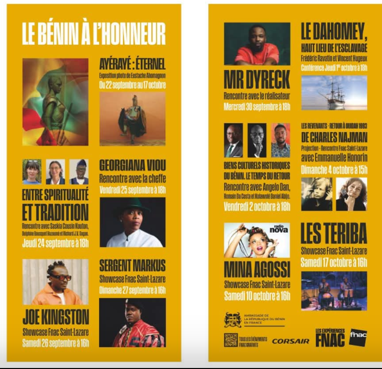 A decisive shift for Benin in Paris: what the Fnac Saint-Lazare residency sets in motion