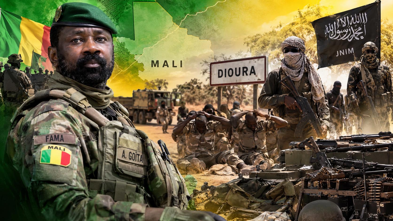 Dioura attack: Mali’s army suffers deadliest blow as JNIM kills 130 and captures 70