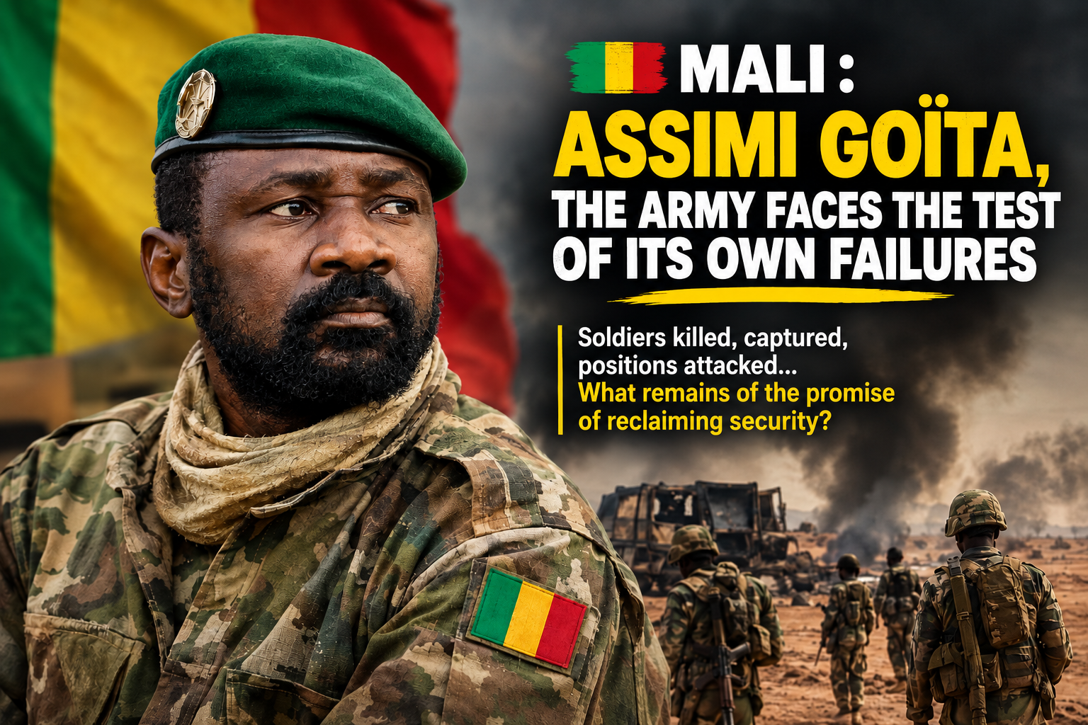 After the setbacks in Mali, the security strategy of Assimi Goïta faces a reckoning